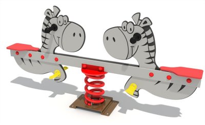  米兰·(milan)·运动游乐斑马主题双人儿